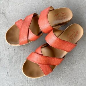 🆕 Listing! Kork-Ease | 'Camellia' Women's Orange Sandals